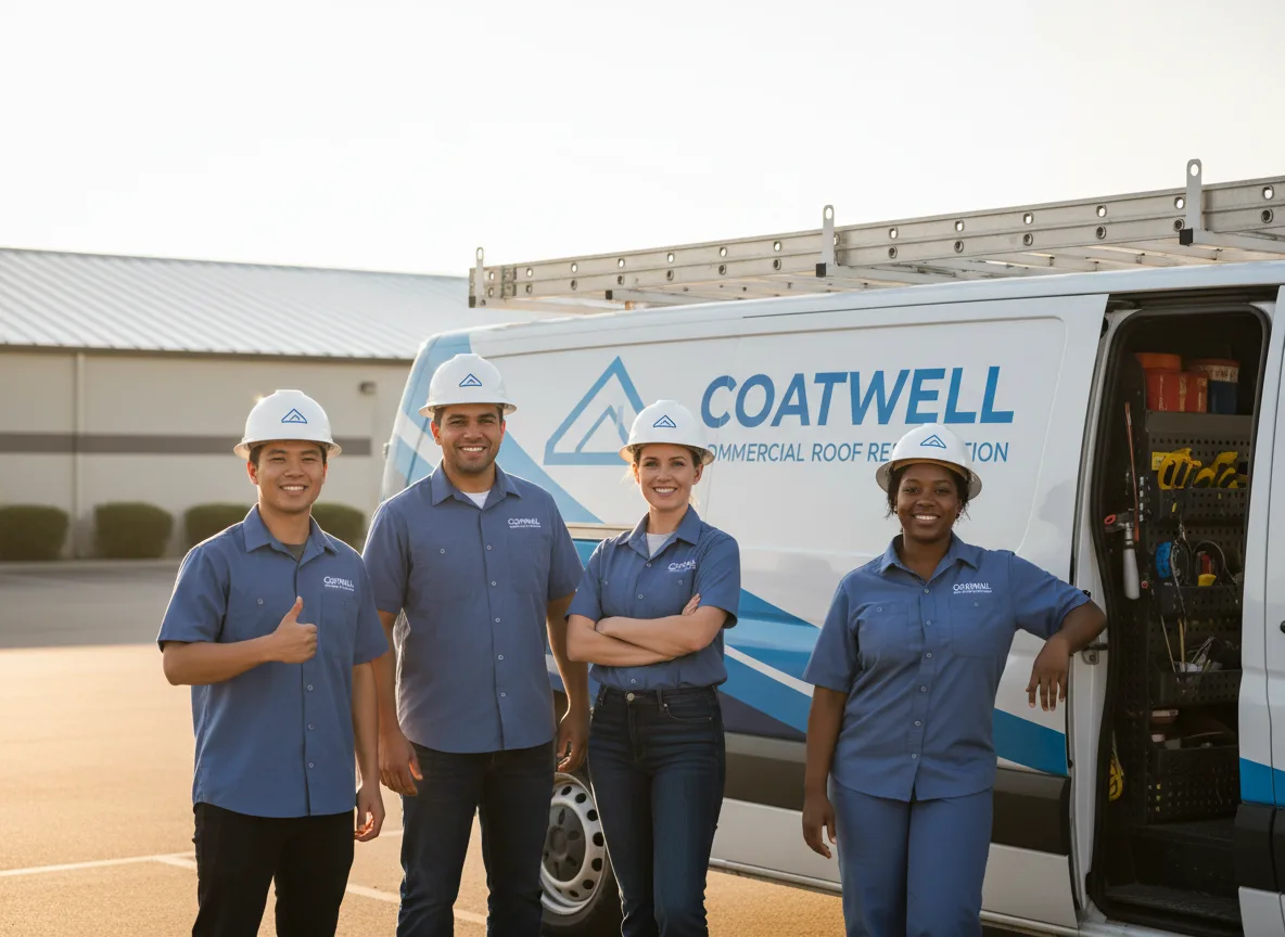 Commercial roof coating company in Forest, OH