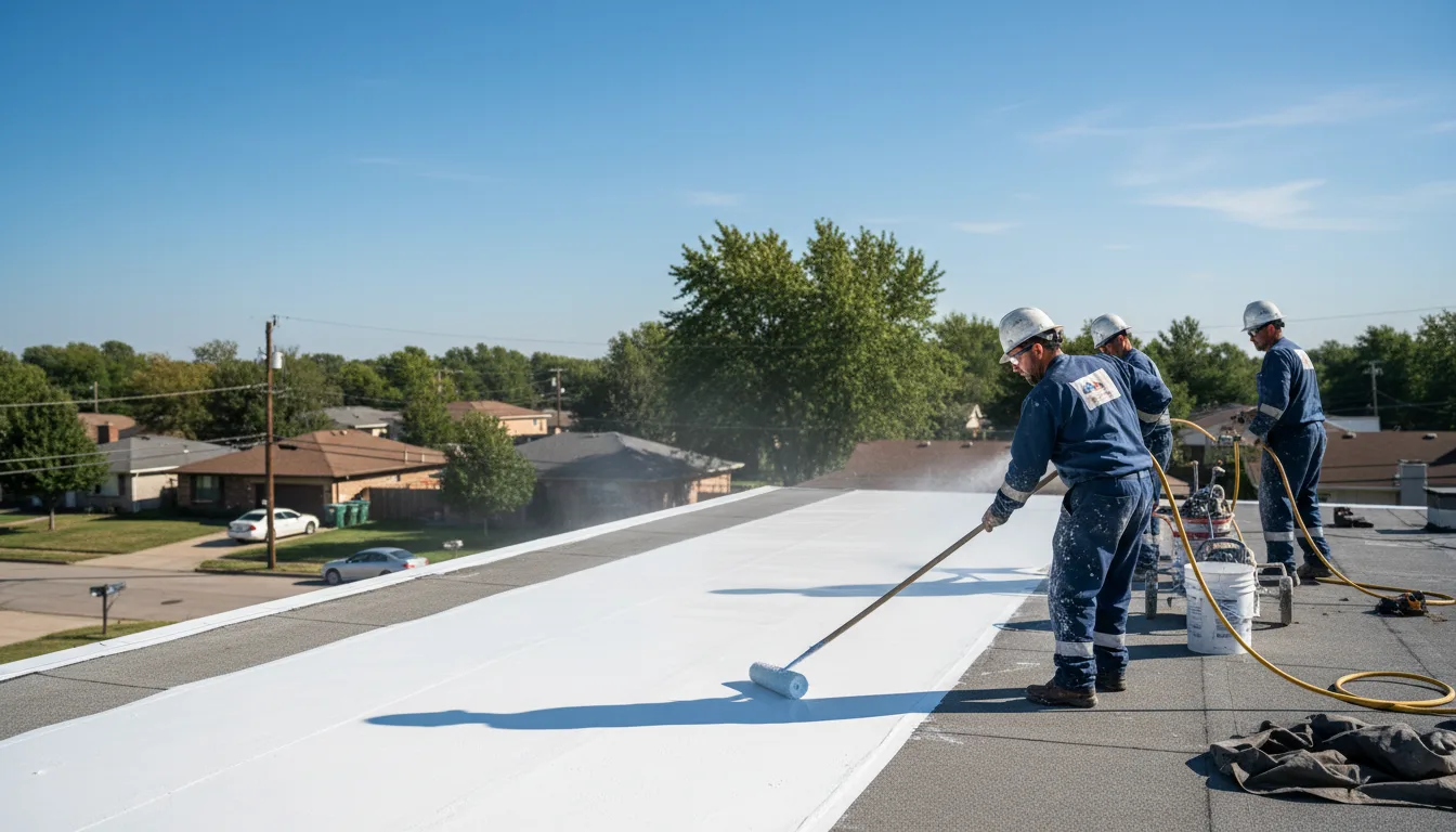 Commercial roof coating in Forest, OH near me